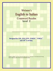 Cover of: Webster's English to Italian Crossword Puzzles: Level 2