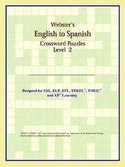 Cover of: Webster's English to Spanish Crossword Puzzles: Level 2