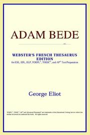 Cover of: Adam Bede by ICON Reference