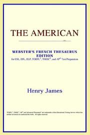 Cover of: The American (Webster's French Thesaurus Edition) by ICON Reference