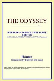 Cover of: The Odyssey (Webster's French Thesaurus Edition) by ICON Reference