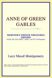 Cover of: Anne of Green Gables | ICON Reference