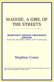 Cover of: Maggie, A Girl of the Streets (Webster