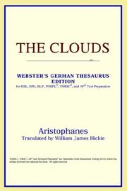 Cover of: The Clouds (Webster's German Thesaurus Edition) by ICON Reference