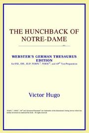 Cover of: The Hunchback of Notre-Dame (Webster's German Thesaurus Edition) by ICON Reference