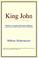 Cover of: King John (Webster's German Thesaurus Edition)