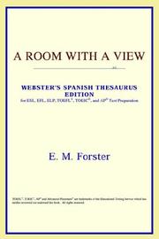 Cover of: A Room with a View (Webster's Spanish Thesaurus Edition) by ICON Reference
