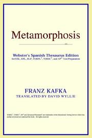 Cover of: Metamorphosis (Webster's Spanish Thesaurus Edition) by ICON Reference