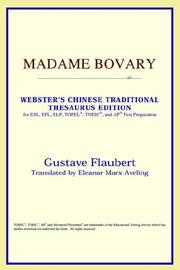 Cover of: Madame Bovary (Webster