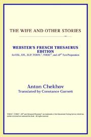 Cover of: The Wife and Other Stories (Webster's French Thesaurus Edition) by ICON Reference