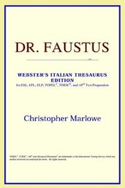 Cover of: Dr. Faustus