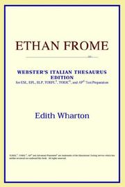 Cover of: Ethan Frome by ICON Reference