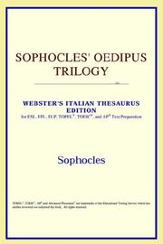 Sophocles' Oedipus Trilogy by Sophocles