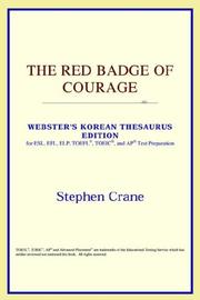 Cover of: The Red Badge of Courage (Webster