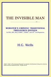 Cover of: The Invisible Man (Webster's Chinese-Traditional Thesaurus Edition) by ICON Reference
