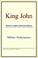 Cover of: King John (Webster's Italian Thesaurus Edition)