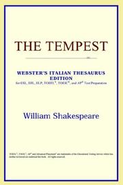 Cover of: The Tempest by ICON Reference
