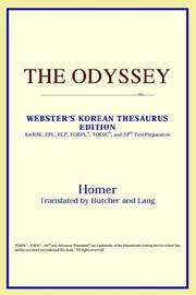 Cover of: The Odyssey (Webster's Korean Thesaurus Edition) by ICON Reference