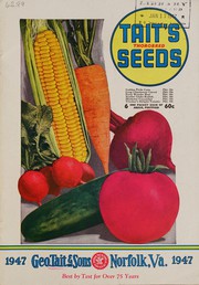 Tait's thorobred seeds, 1947 by Geo. Tait & Sons, Inc