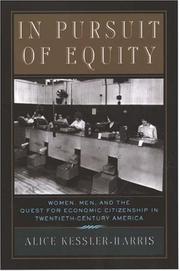Cover of: In Pursuit of Equity by Alice Kessler-Harris
