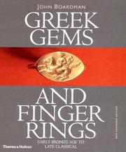 Cover of: Greek Gems and Finger Rings by John Boardman, Robert L. Wilkins