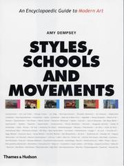 Cover of: Styles, Schools and Movements by Amy Dempsey