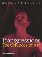 Cover of: Transgressions by Anthony Julius