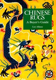 Cover of: Chinese Rugs by Lee Allane, Lee Allane