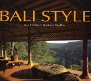 Cover of: Bali style