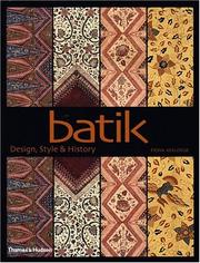 Cover of: Batik: Design, Style, & History