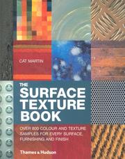 Cover of: The Surface Texture Book by Martin Cat, Anette Main