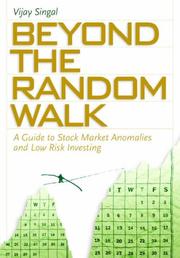 Cover of: Beyond the Random Walk: A Guide to Stock Market Anomalies and Low Risk Investing