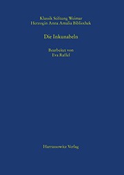 Cover of: Die Inkunabeln by Eva Raffel