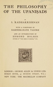 Cover of: The philosophy of the Upaniṣads