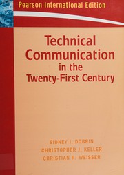 Cover of: Technical communication in the twenty-first century