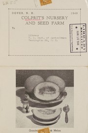 Cover of: Colprit's Nursery and Seed Farm 1948