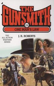 Cover of: The Gunsmith 306: One Man's Law