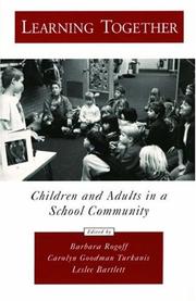 Cover of: Learning Together: Children and Adults in a School Community (Psychology)