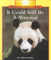 Cover of: It could still be a mammal