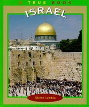 Cover of: Israel by Elaine Landau