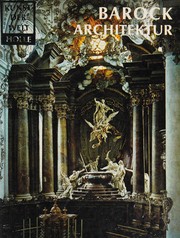 Cover of: Barock-Architektur by Werner Hager