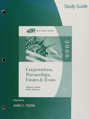 Cover of: Study Guide for Hoffman/Raabe/Smith/Maloney's West Federal Taxation: Corporations, Partnerships, Estates, and Trusts, 31st