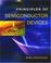 Cover of: Principles of Semiconductor Devices (The Oxford Series in Electrical and Computer Engineering)