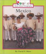 Cover of: Mexico (Rookie Read-About Geography) by Robert F. Marx