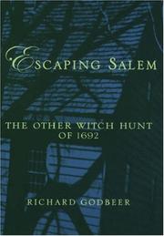 Cover of: Escaping Salem by Richard Godbeer