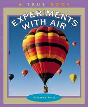 Cover of: Experiments With Air (True Books)
