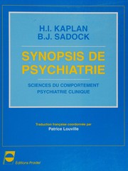 Cover of: Synopsis de psychiatrie by Harold I. Kaplan