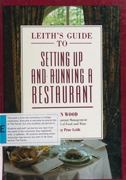 Cover of: Leith's Guide to Setting Up & Running a Restaurant