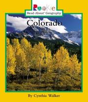 Cover of: Colorado by Cynthia Walker