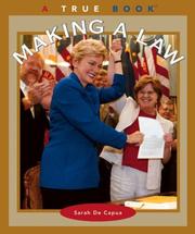 Cover of: Making a Law (True Books) by Sarah De Capua